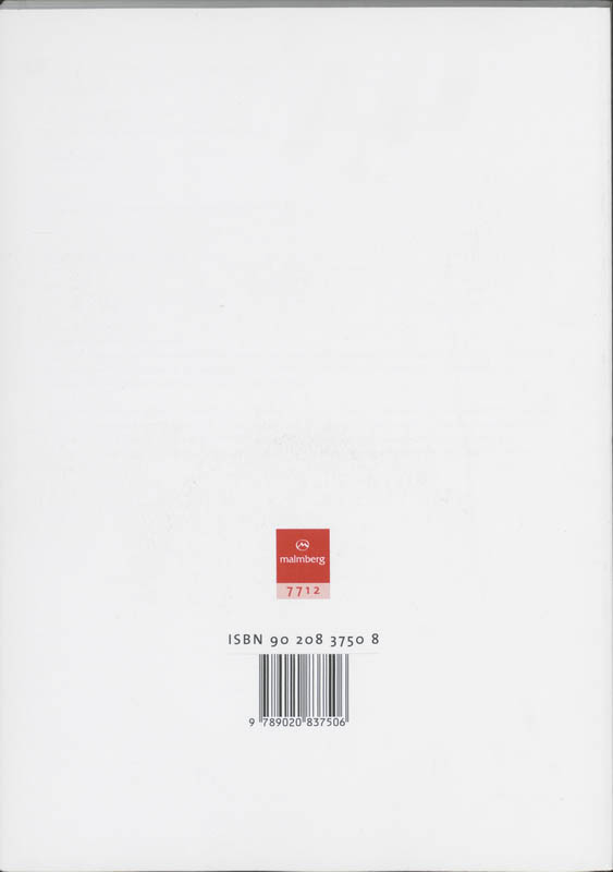 Achterkant van Werkboek
