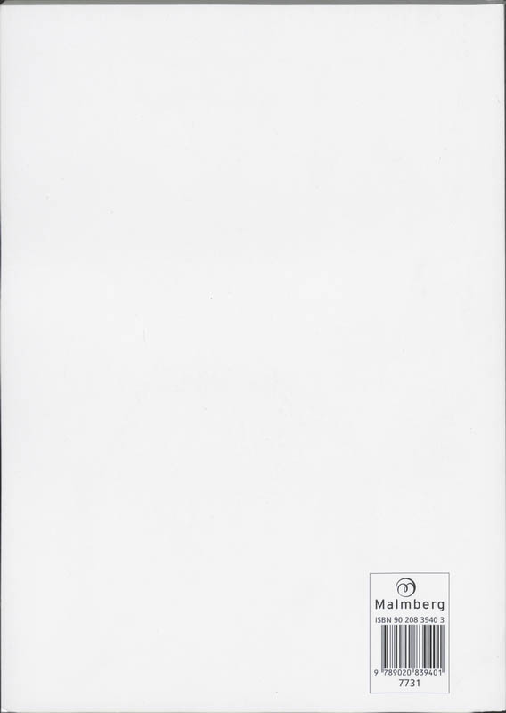 Achterkant van Werkboek