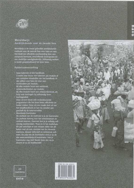 Achterkant van Werkboek