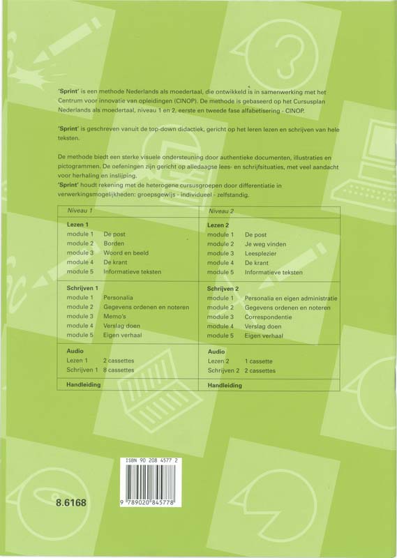 Achterkant van Schrijven 2