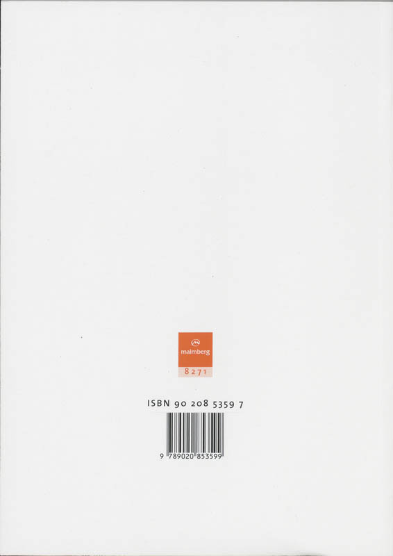 Achterkant van Antwoordenboek