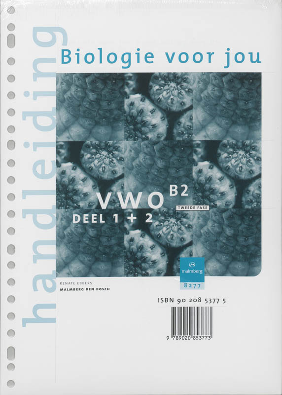 Achterkant van Handleiding