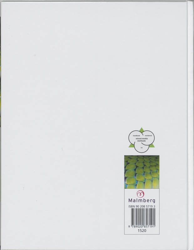 Achterkant van Handboek