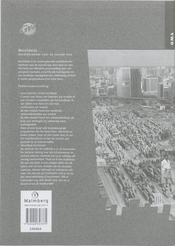 Achterkant van Werkboek