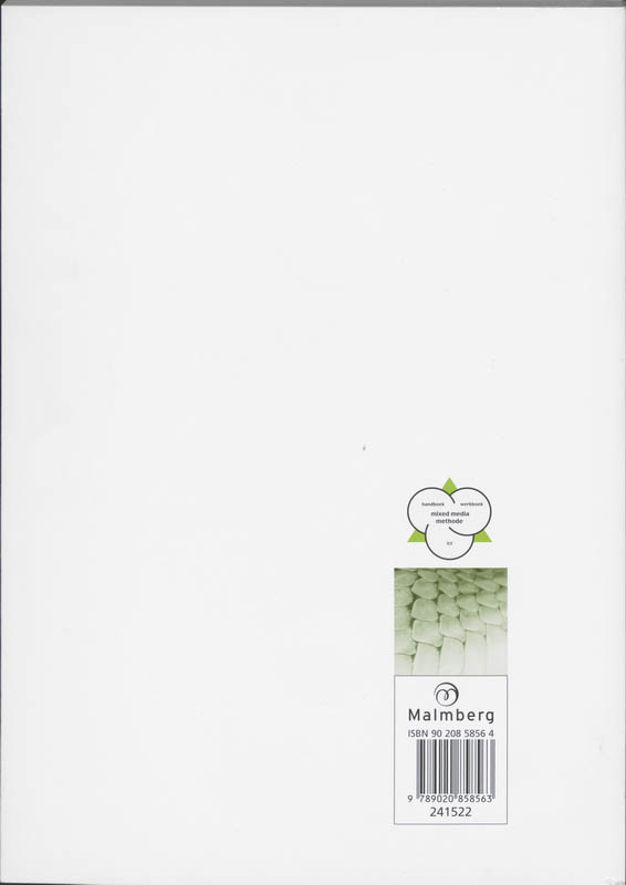 Achterkant van Werkboek