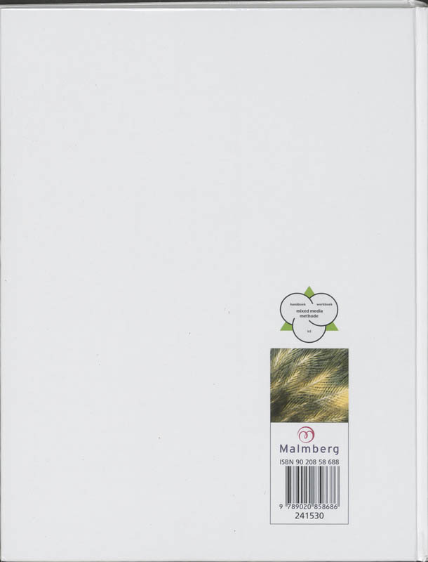 Achterkant van Handboek