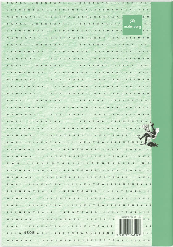 Achterkant van Werkboek