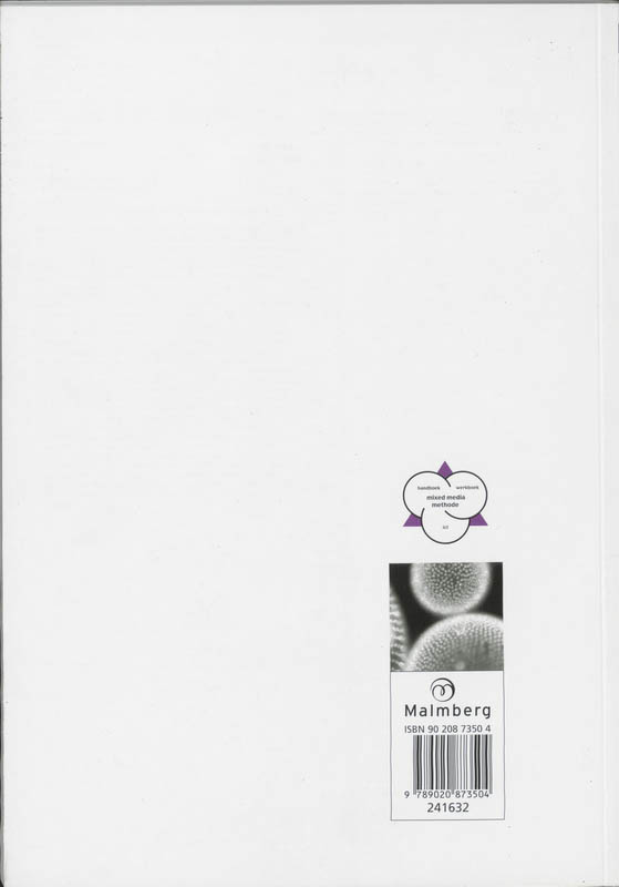 Achterkant van Opdrachtenboek