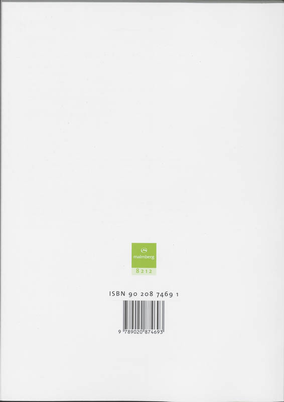 Achterkant van Werkboek