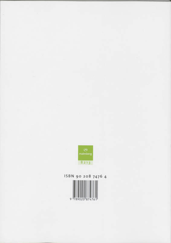 Achterkant van Antwoordenboek