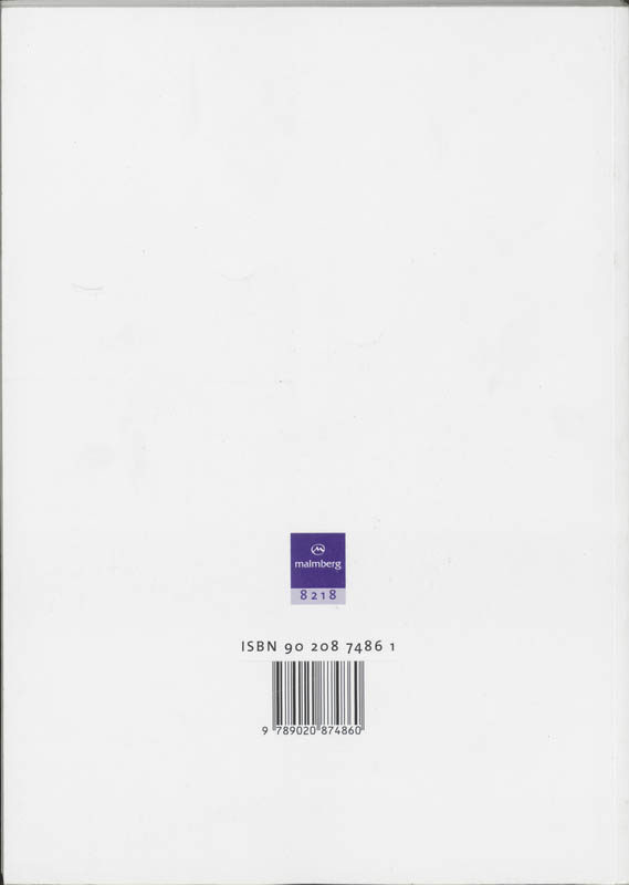 Achterkant van Antwoordenboek