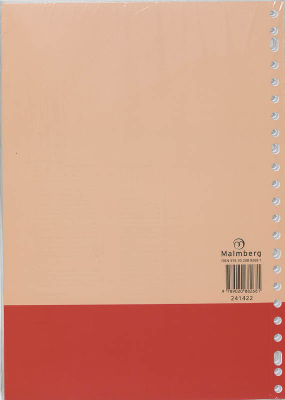 Achterkant van Werkboek