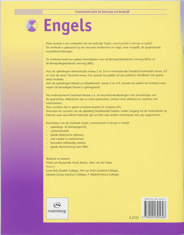 Achterkant van 2/4 Artikel en informatie