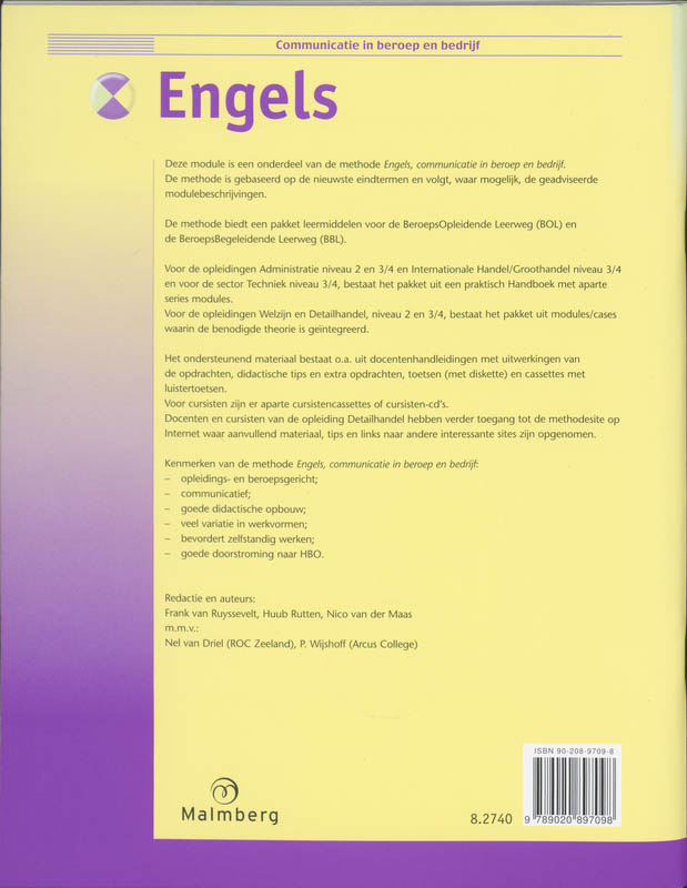 Achterkant van 7 Informeren & corresponderen