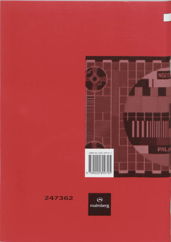 Achterkant van Werkboek A