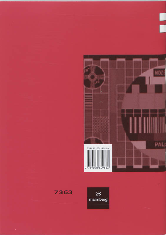 Achterkant van Werkboek B