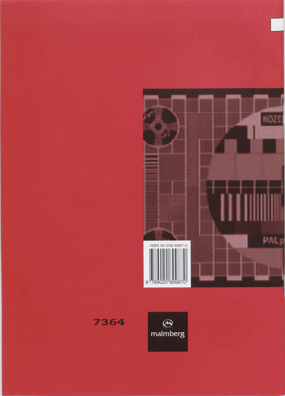 Achterkant van Werkboek A