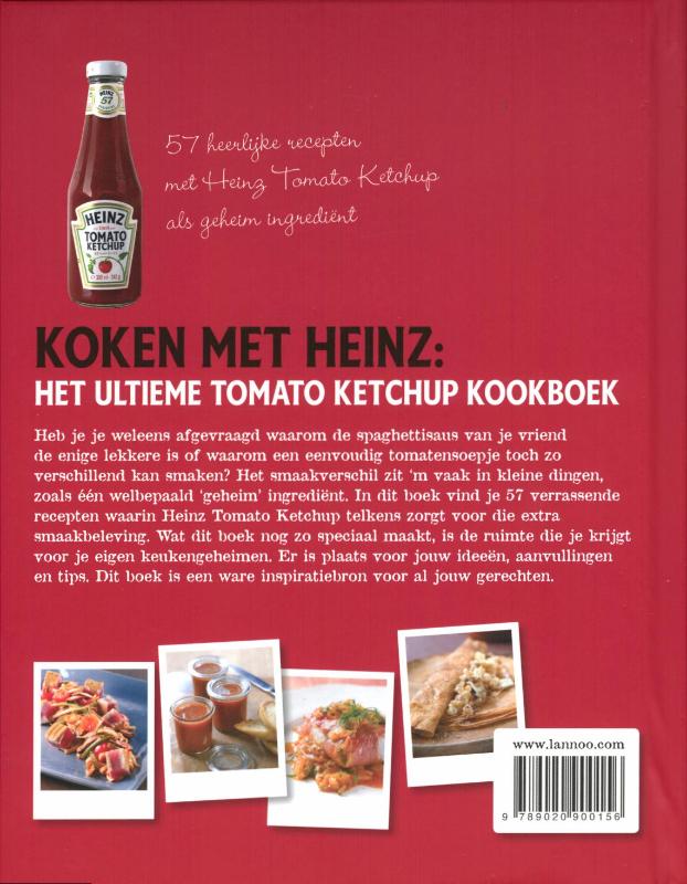 Achterkant van My secret ingredient cookbook