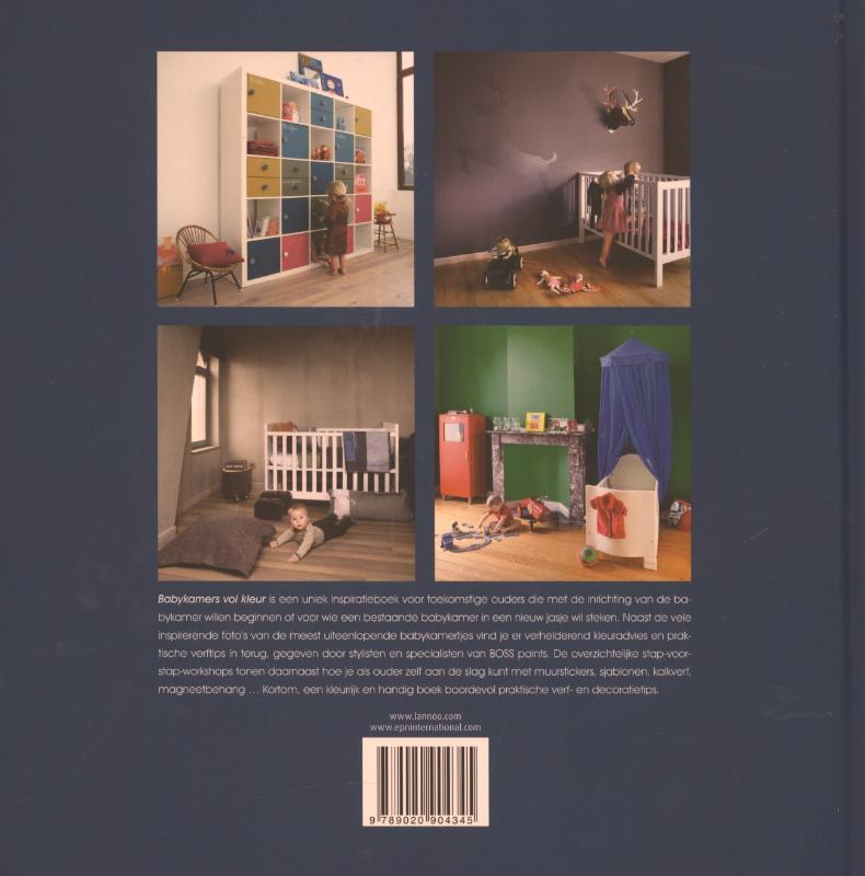 Achterkant van Babykamers vol kleur