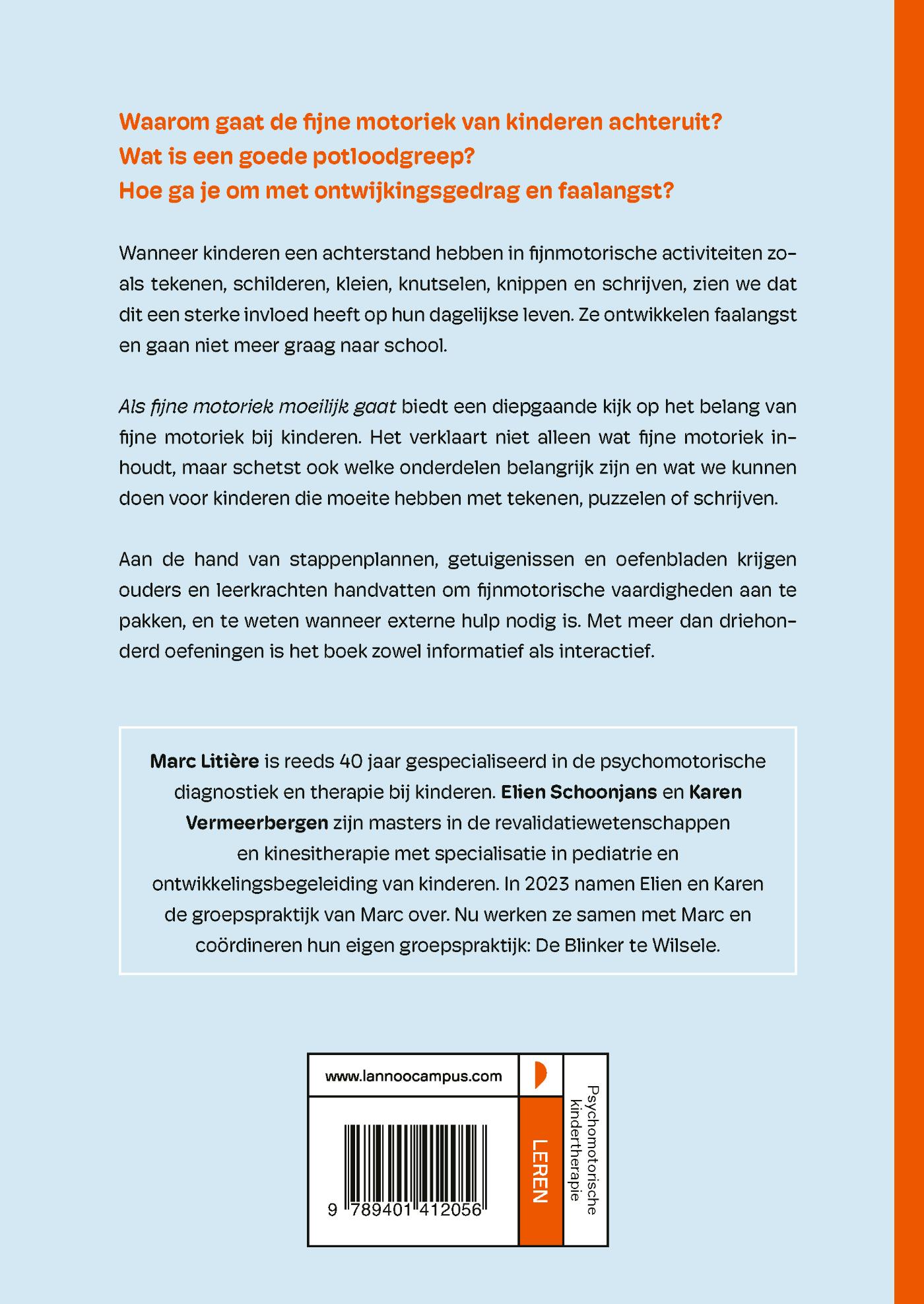 Achterkant van Als fijne motoriek moeilijk gaat