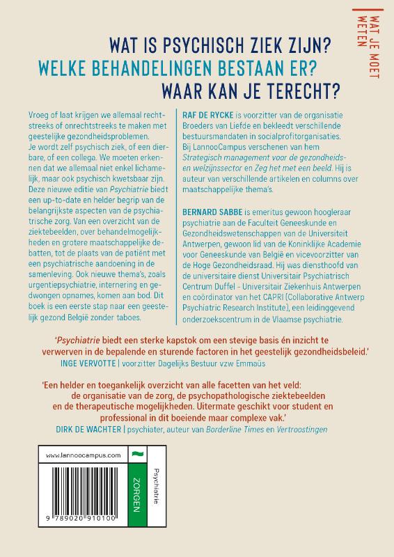 Achterkant van Psychiatrie