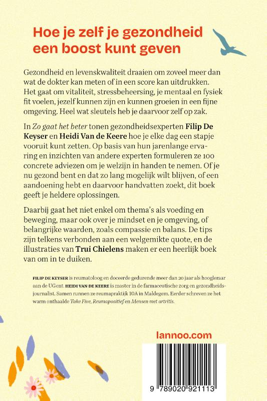 Achterkant van Zo gaat het beter