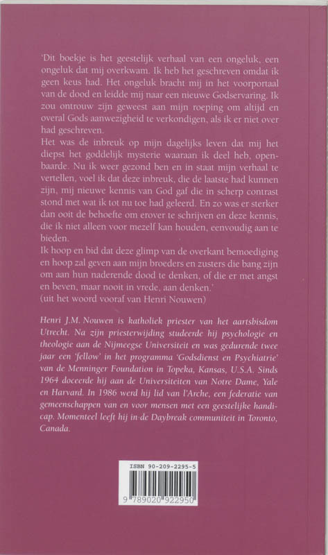 Achterkant van Een glimp van de overkant