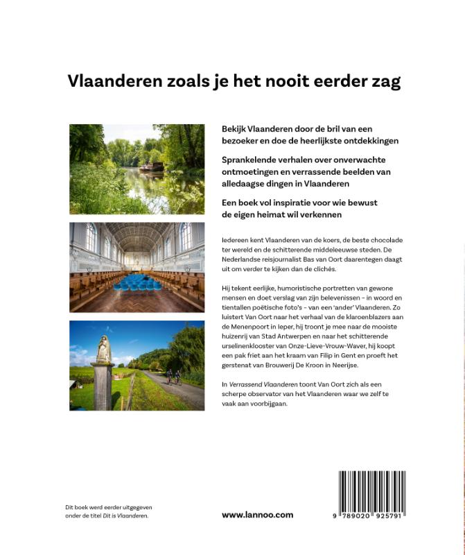 Achterkant van Verrassend Vlaanderen
