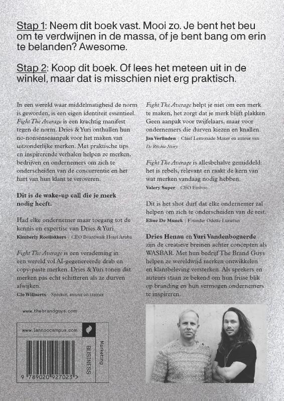 Achterkant van Fight The Average