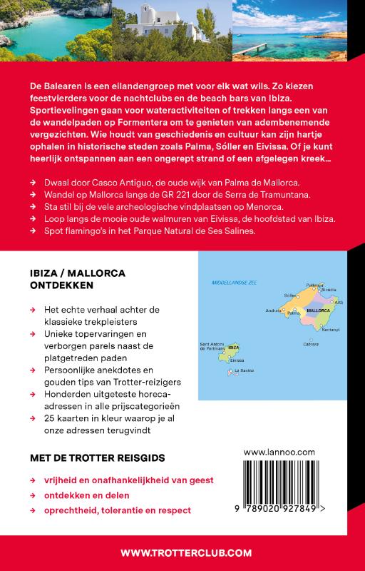 Achterkant van Trotter Ibiza / Mallorca