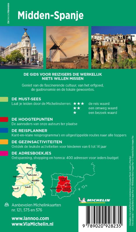 Achterkant van Midden-Spanje