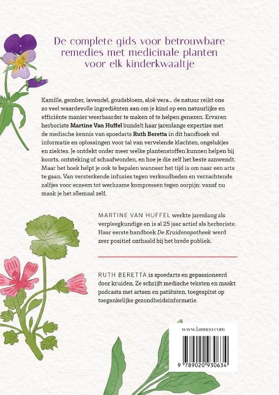 Achterkant van De kruidenapotheek voor het gezin