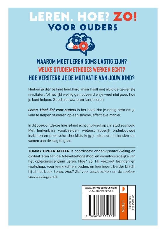 Achterkant van Leren. Hoe? Zo! Voor ouders