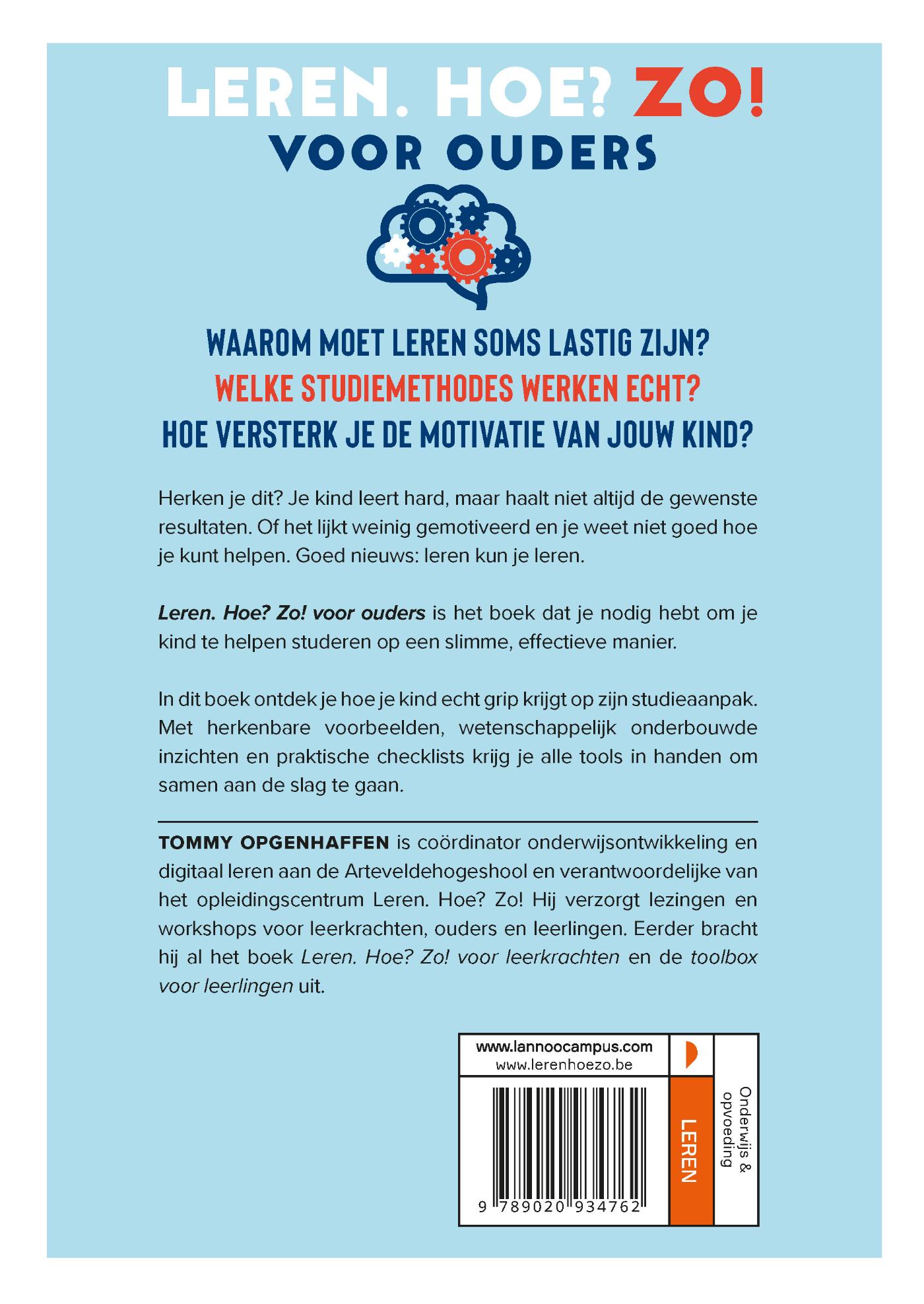 Achterkant van Leren. Hoe? Zo! Voor ouders
