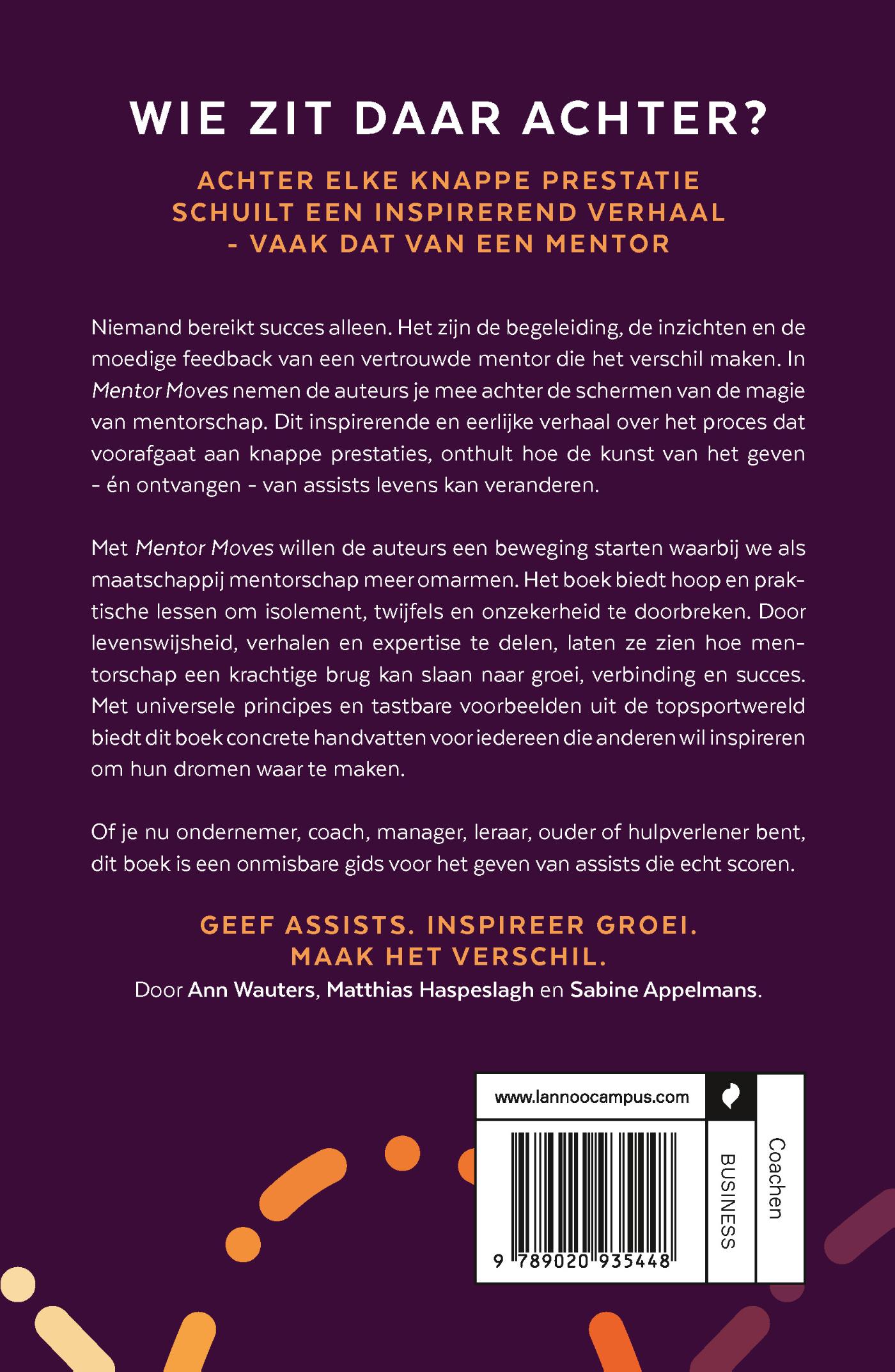 Achterkant van Mentor Moves