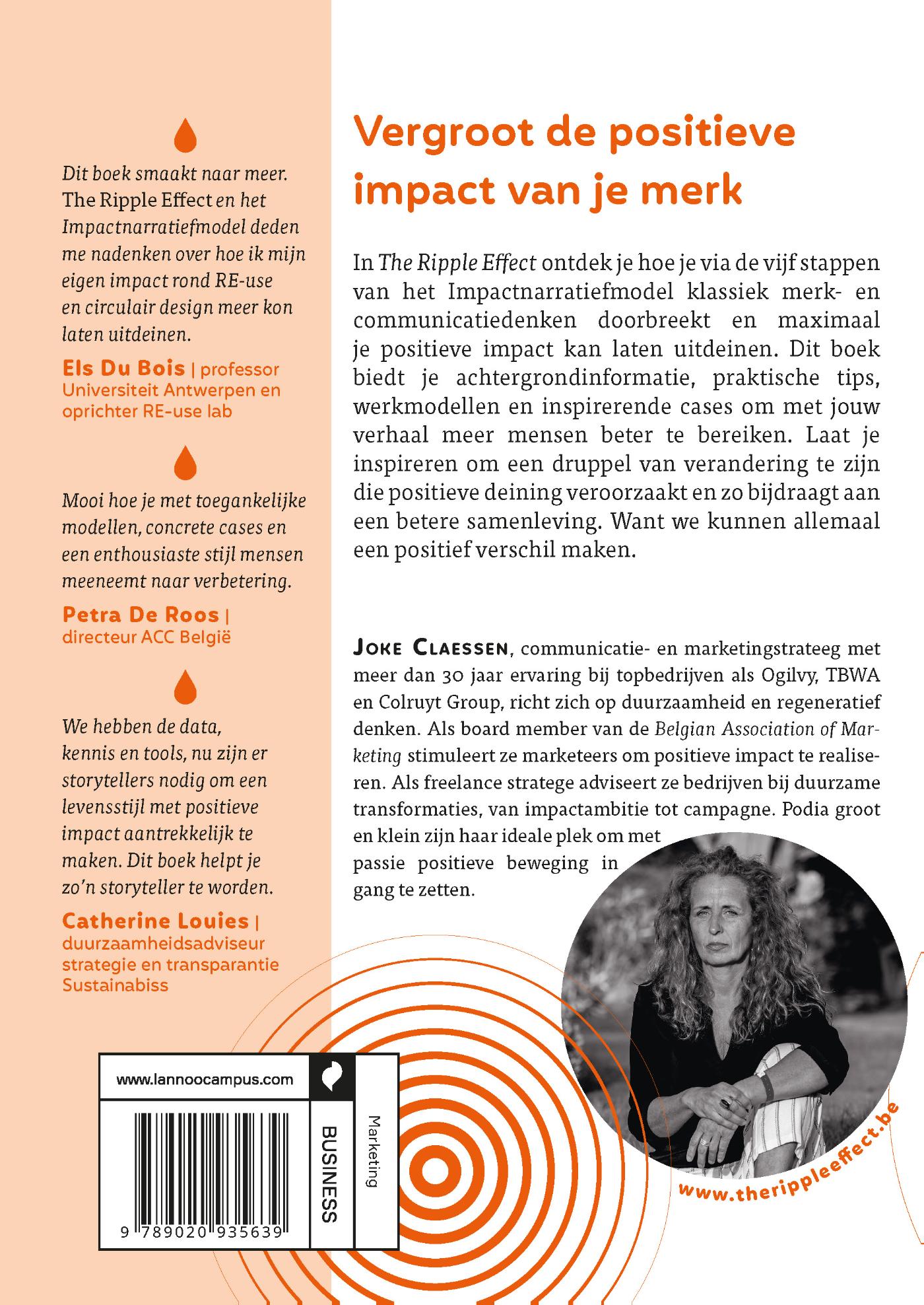 Achterkant van The Ripple effect