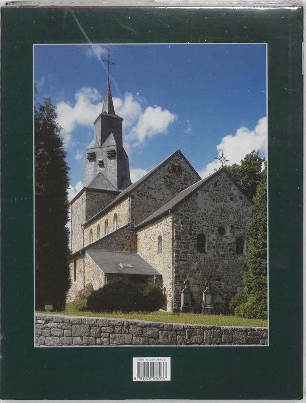 Achterkant van Romaanse architectuur in Belgie