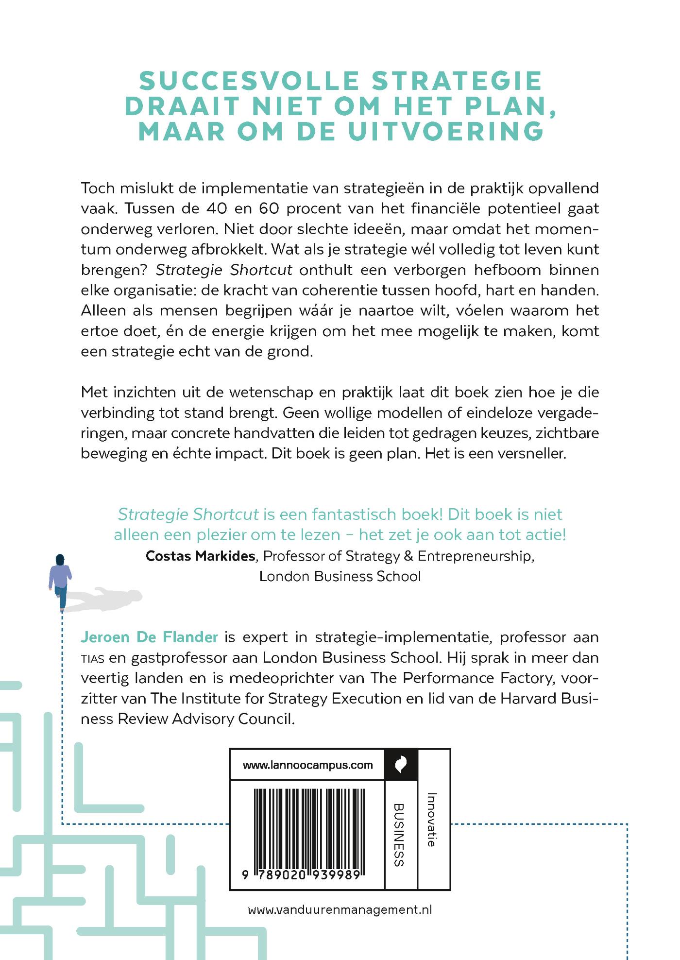 Achterkant van Strategie Shortcut