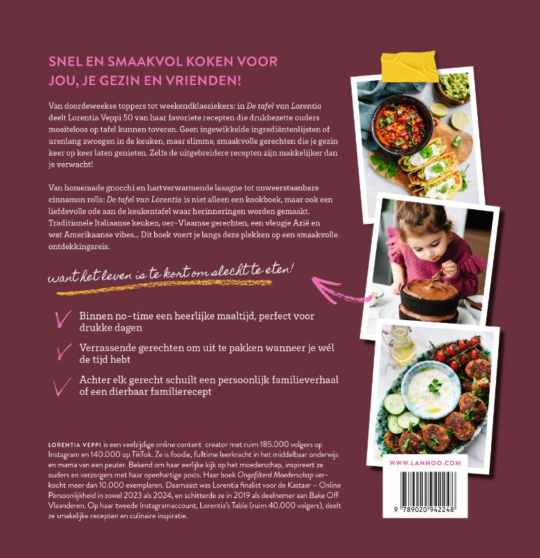 Achterkant van De tafel van Lorentia