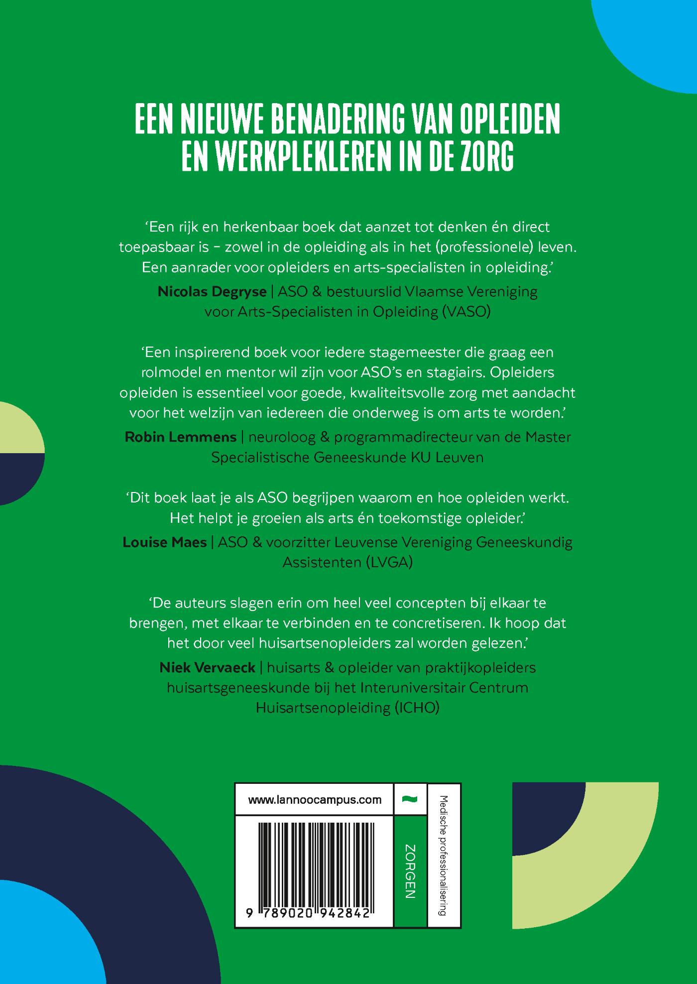 Achterkant van Een oplossingsgerichte mindset voor zorgprofessionals
