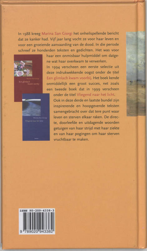 Achterkant van De reis die ik reis