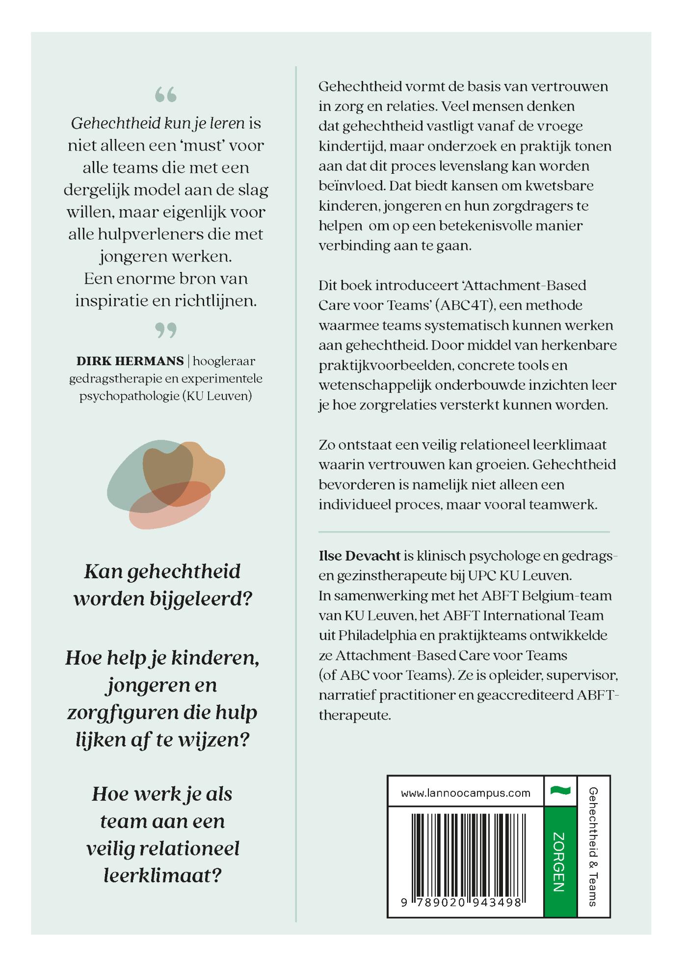 Achterkant van Gehechtheid kun je leren