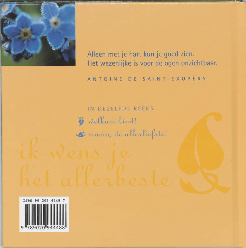Achterkant van Ik wens je het allerbeste!