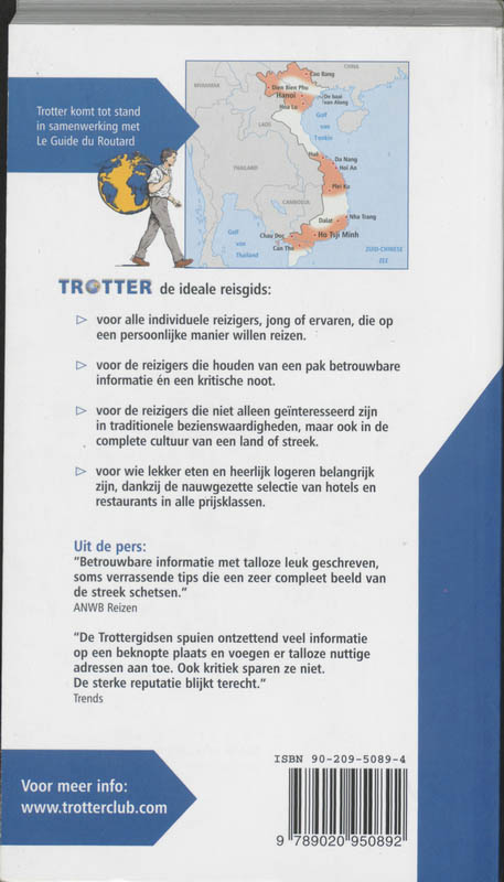 Achterkant van Vietnam
