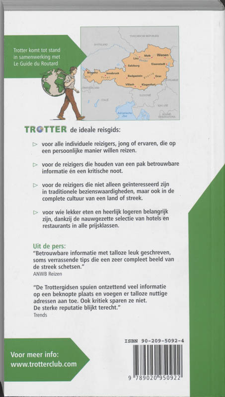 Achterkant van Oostenrijk