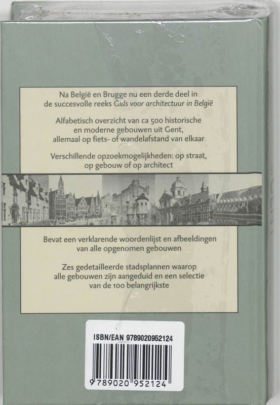 Achterkant van Gids voor architectuur in Gent