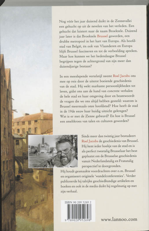 Achterkant van Een kleine geschiedenis van Brussel