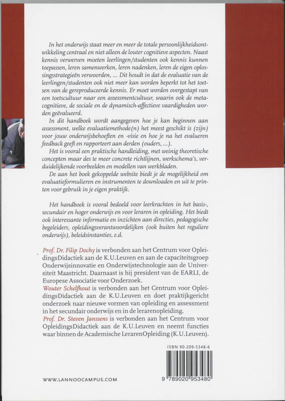 Achterkant van Anders evalueren