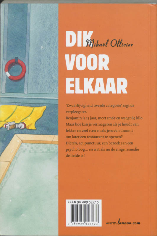 Achterkant van Dik voor elkaar