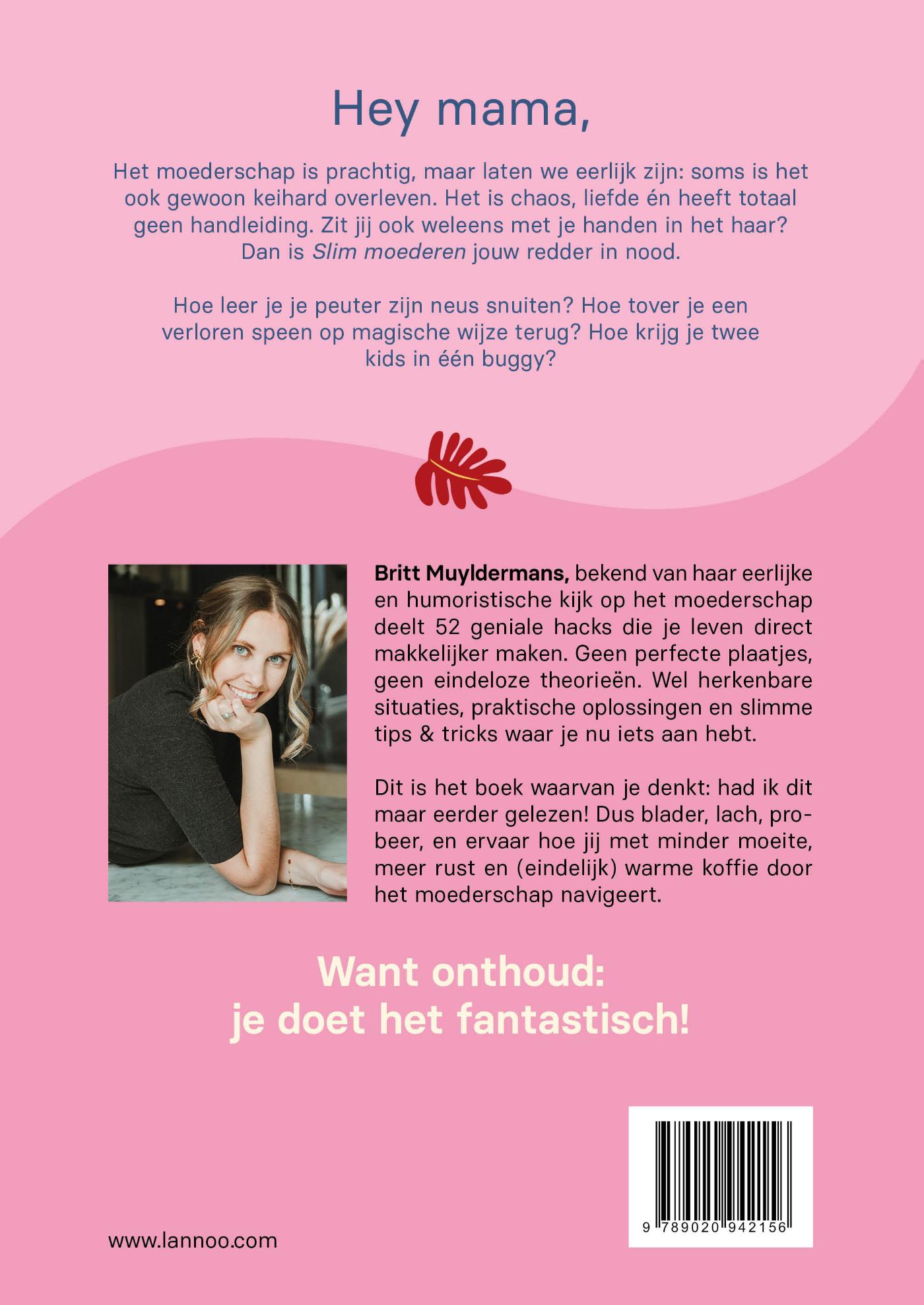Achterkant van Slim moederen